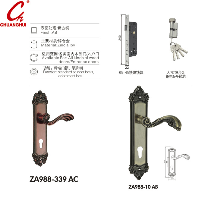 Door Hardware Pull Wishroom Penpal Handle (ZA988)