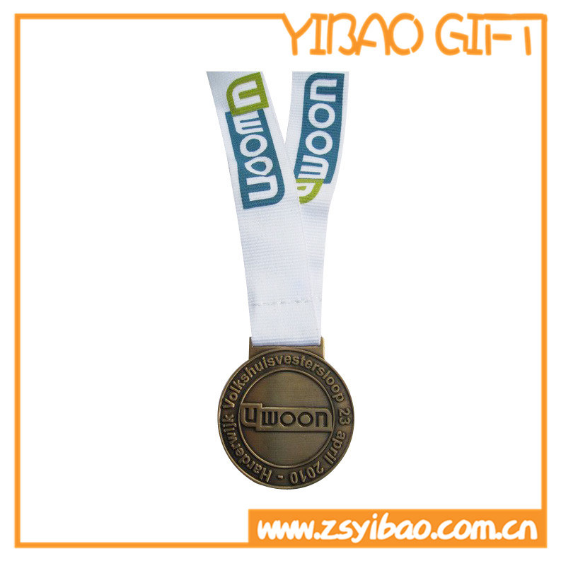 Antique Gold Custom Logo Medal for Promotion Events (YB-MD-27)