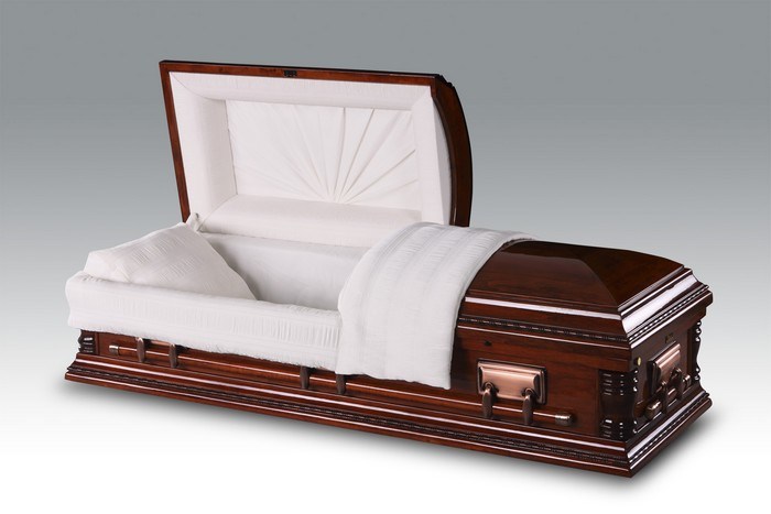 Luxes American Poplar Wood Casket for Funeral