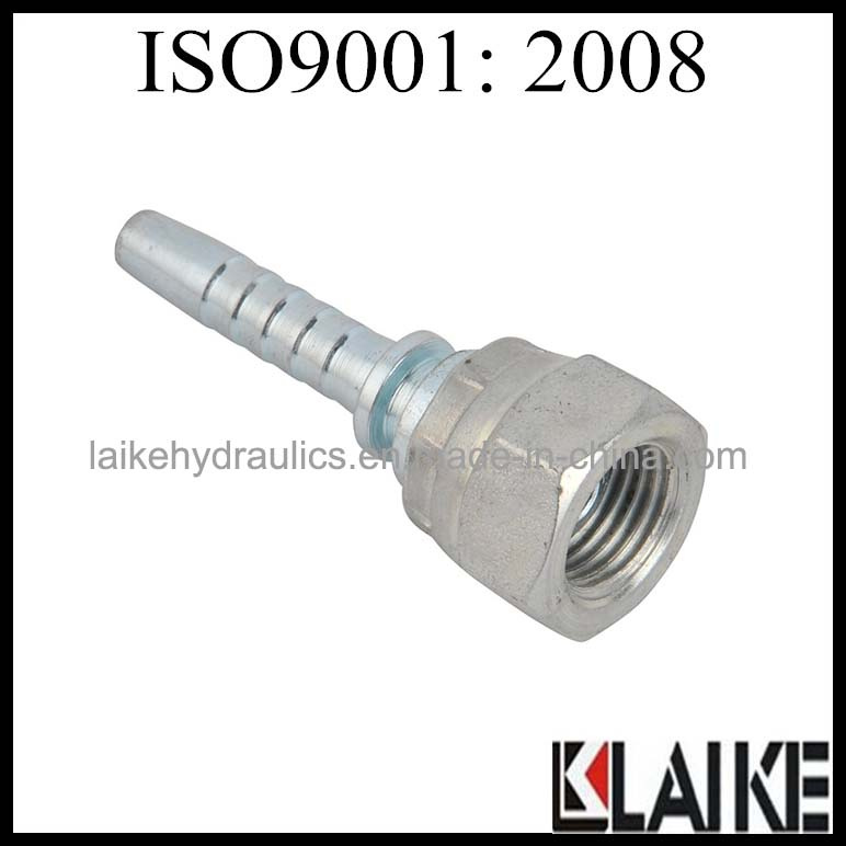 Bsp Female Thread Carbon Steel Hydraulic Hose Fitting (22611)