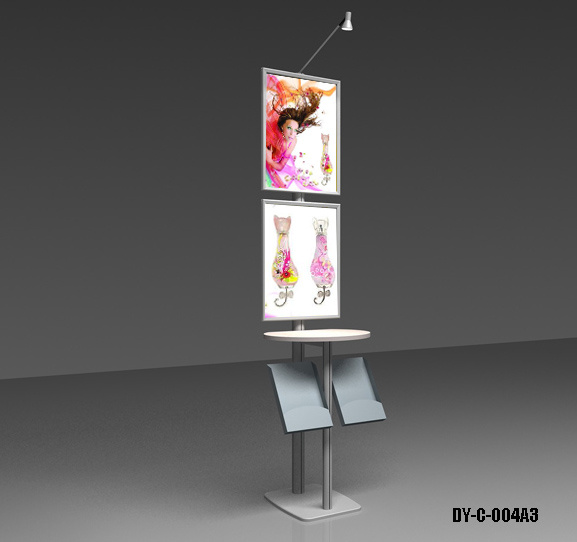 Double a Frame Poster Shelves Stand (DY-C-004)