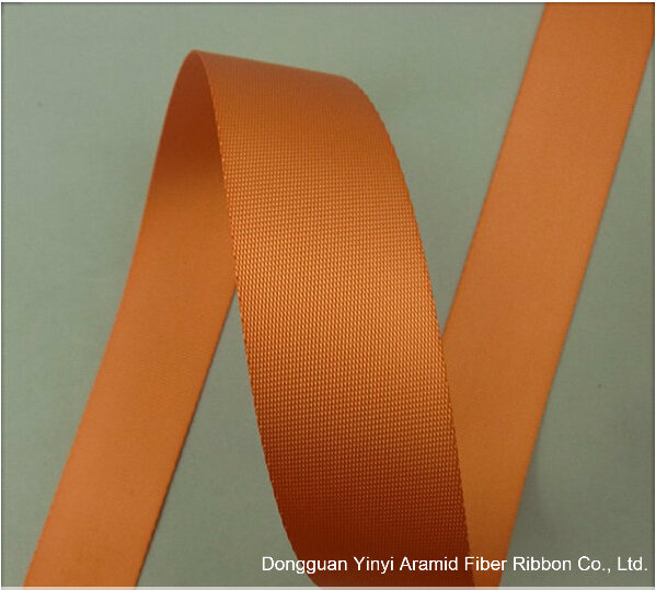 38mm Orange Plain Polyester Webbing