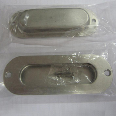 Oblong Cup Flush Pull Handle