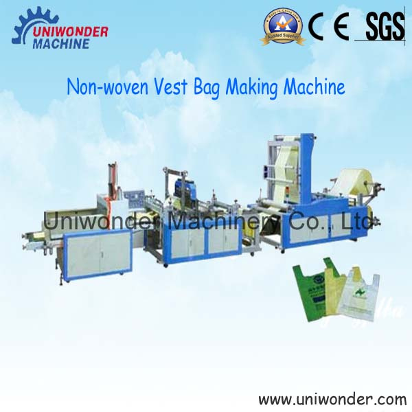 Uw-F500 High Speed Non-Woven Fabrics Vest Bag Making Machine