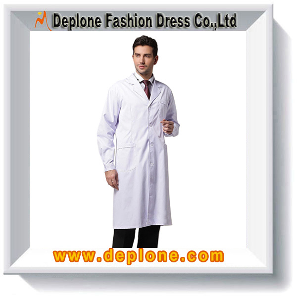 Hot Selling Hospital White Doctor Uniform (DU508)