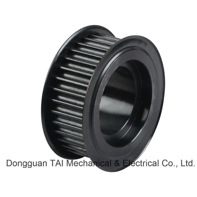 Steel Timing Pulley with Black Anodized Layer