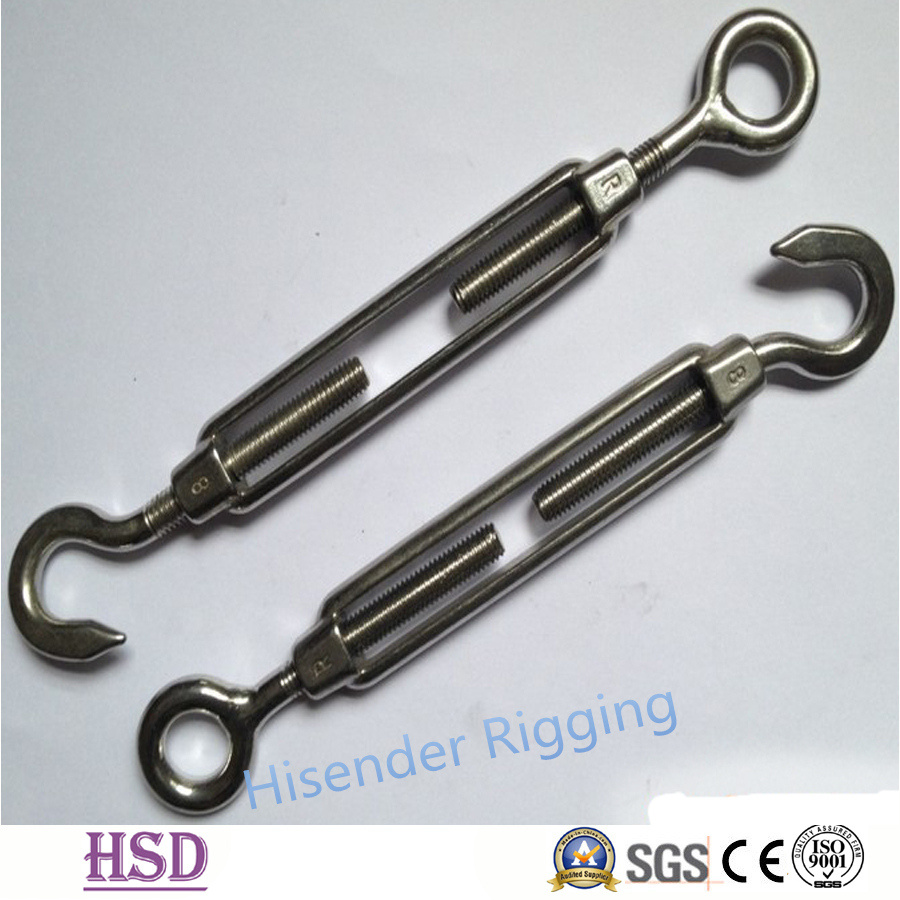 Ss316 European Frame Type Turnbuckle of Rigging Hardware