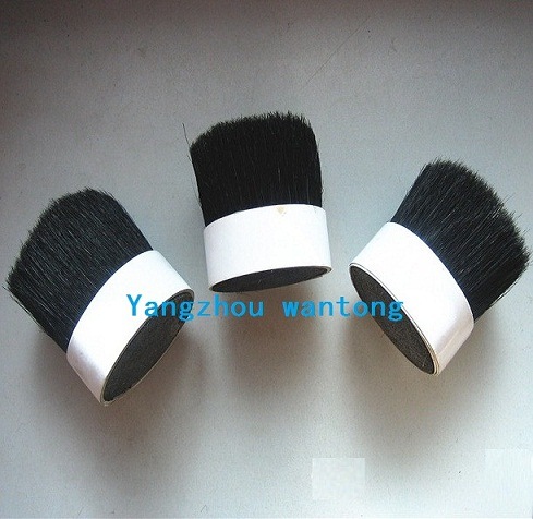 60%, 90% 51-95mm Chungking Dyed Black Boiled Bristle for Brush