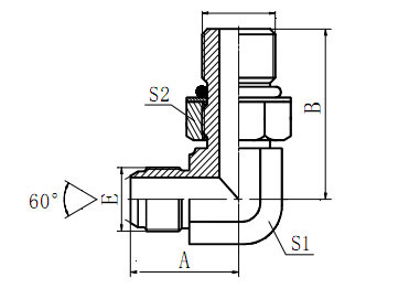 Hydraulic Fitting (1KH9-OG)