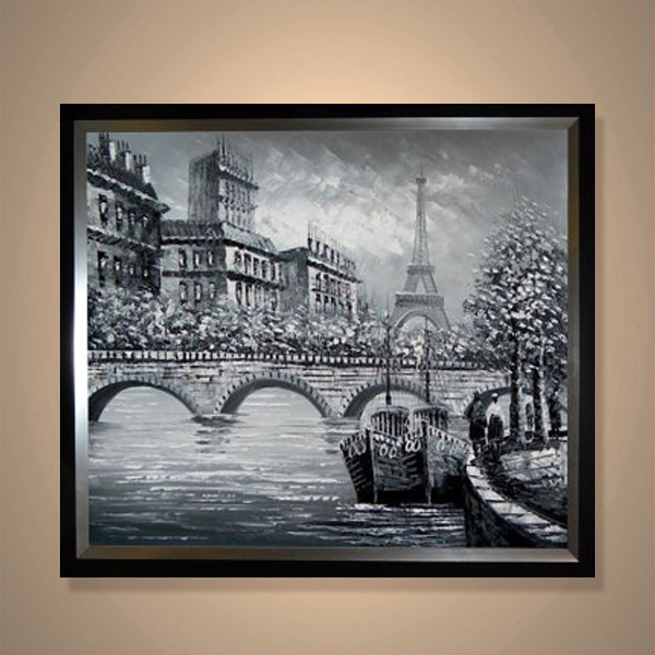 Landscape Painting with Frame for Sale