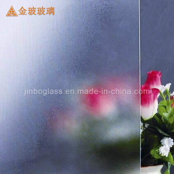Clear Frosted Patterned Decorative Glass