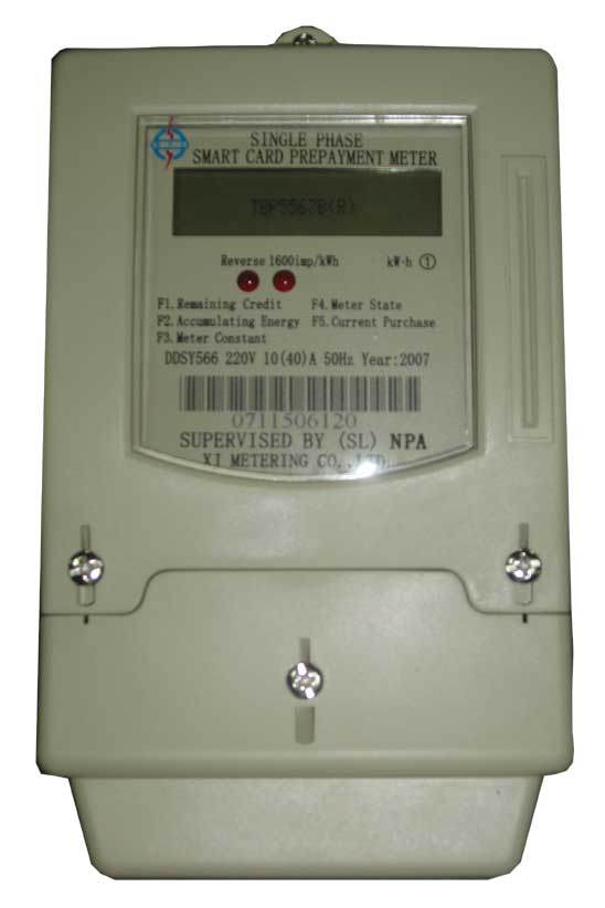 Single Phase Prepayment KWH Meter (DDSY566)