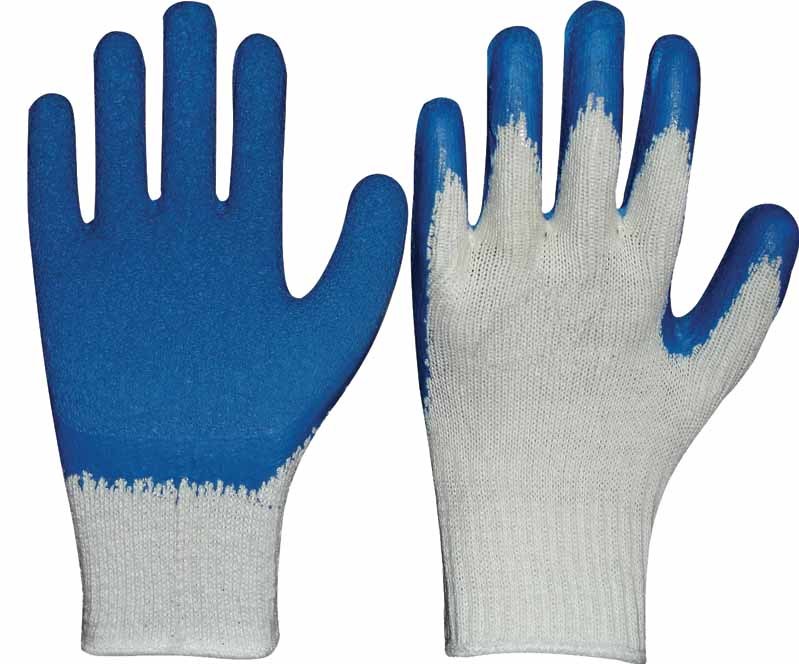 Latex Coated Gloves (blue)
