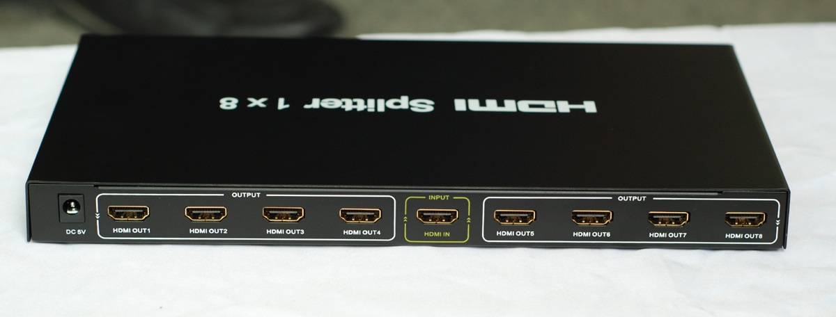 HDMI Splitter 1x8 Support 3D-Video