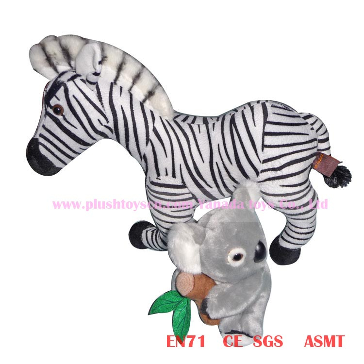 30cm Mini Simulation Zabra Plush Toys