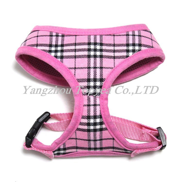 Checked Air Mesh Harness Puppia Dog Harness Contral Step Pet Harness