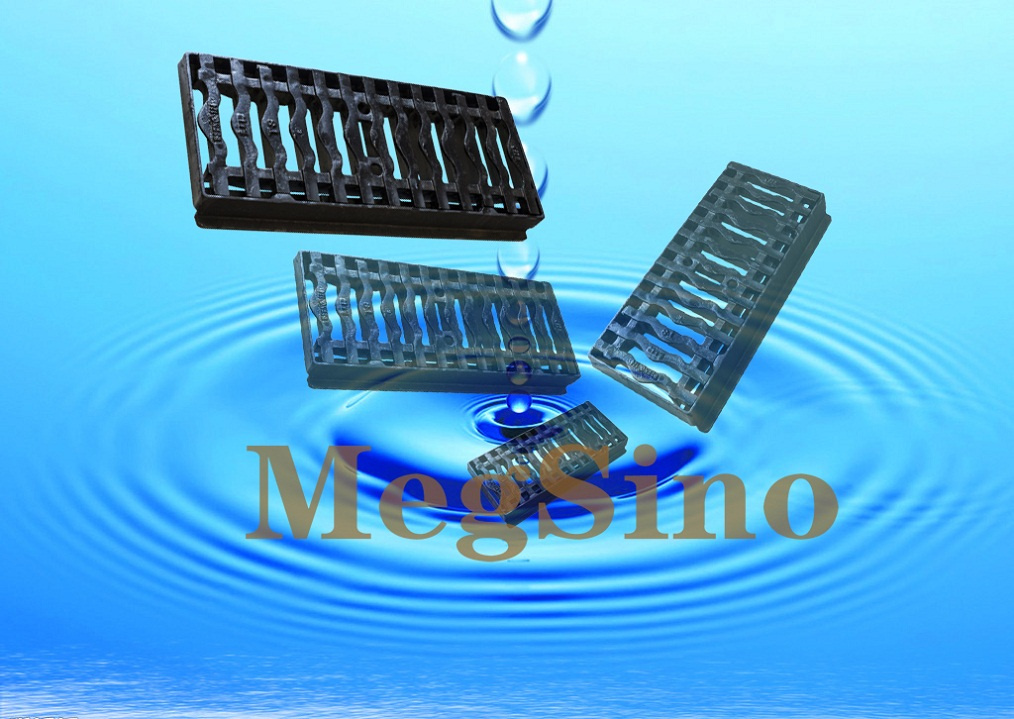 Ductile Iron Flat Rectangular Grating with Frame
