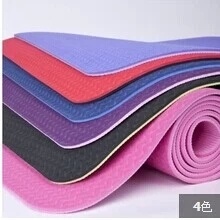 Hot Sell Colorful Yoga Accessories PVC Yoga Mat Fitness