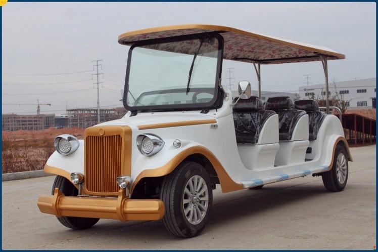 Electric Classic Car Sightseeing Vehicle