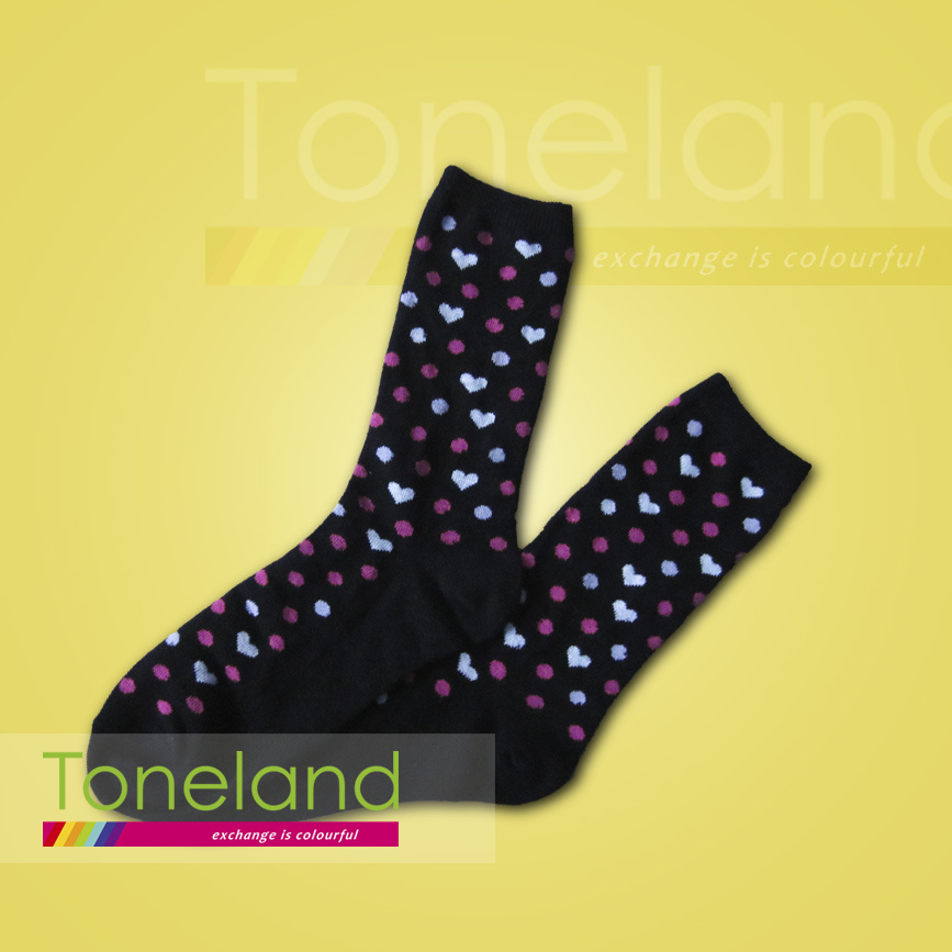 Women Fashion Jacquard Normal Socks (WNE0038)