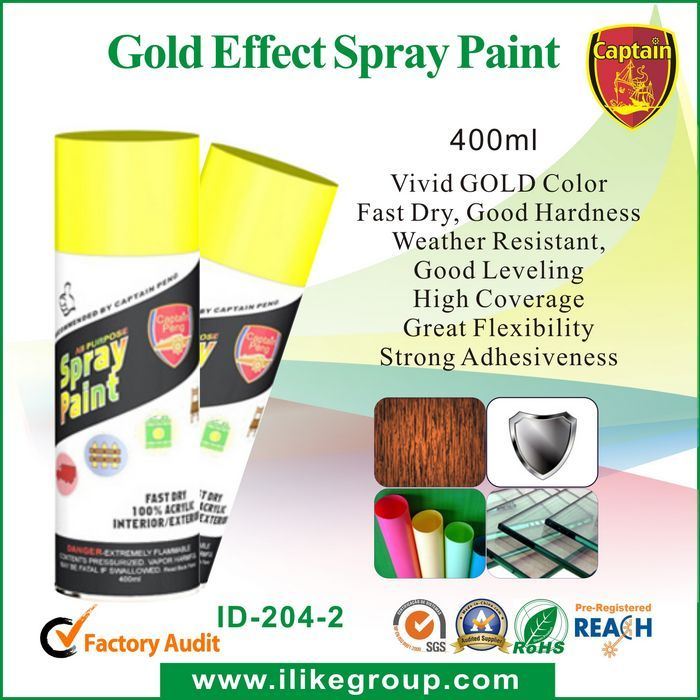 Gold Effect Spray Paint Hot Sale