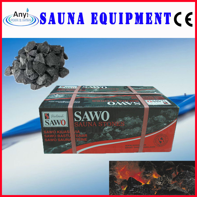 Dark Lava Stone for Sauna Room Heater (KF1366-2)