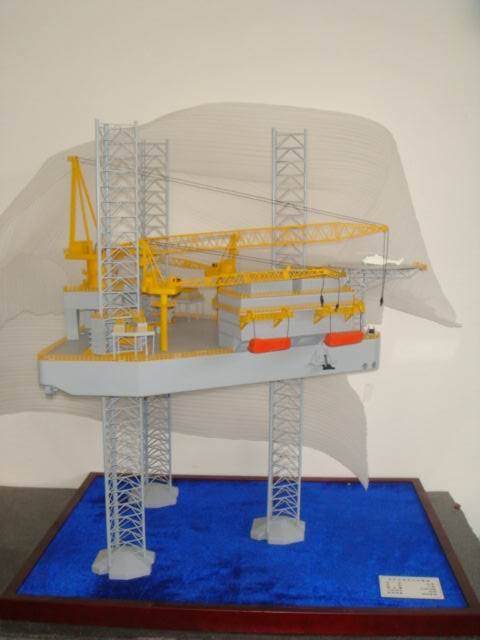 Drilling Platform Scale Model