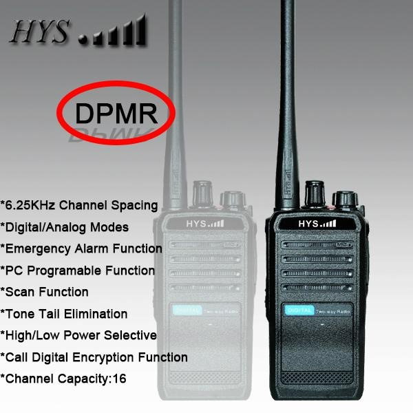 Tc-818dp Digital Ham Radio VHF or UHF Dpmr Digital Two Way Radio Hys