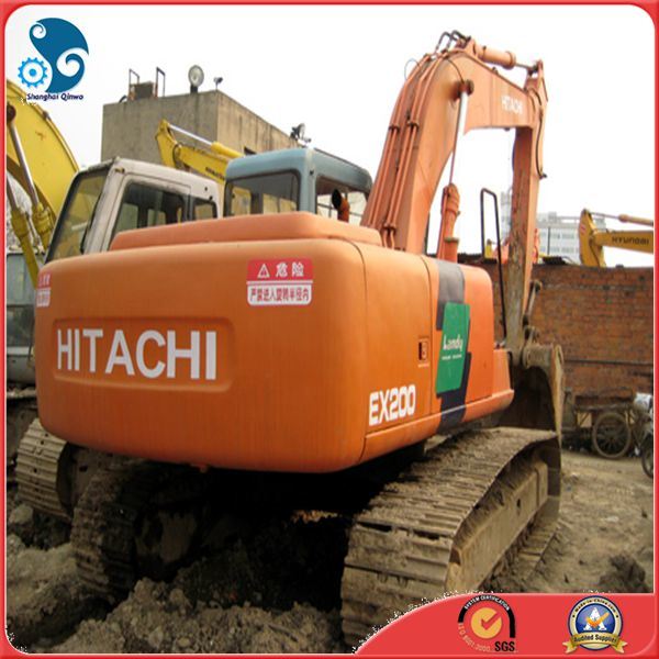 132 Horse Power Used Hitachi Hydraulic Track Excavator (EX200-2)