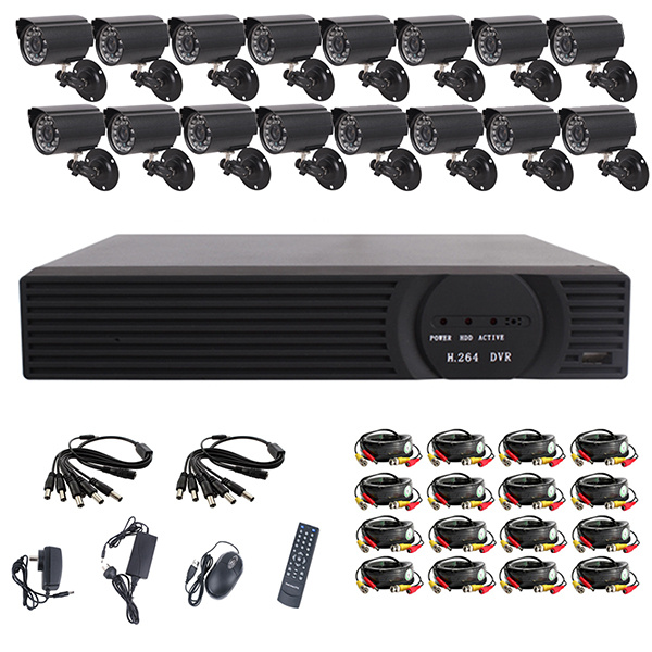 3G Support 16CH DVR Kits Security Camera System
