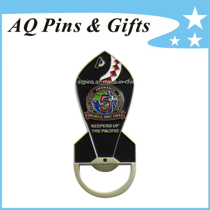 Bottle Opener Coin with Soft Enamel