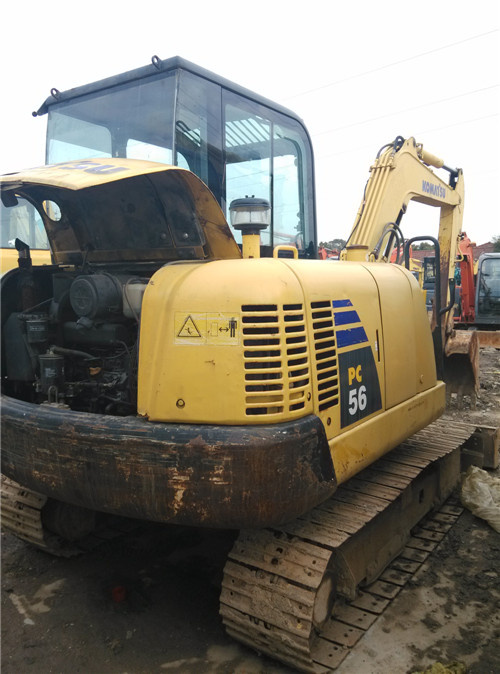 Used Komatsu Mini Crawler Excavator/Secondhand Small Digger (PC56-7)