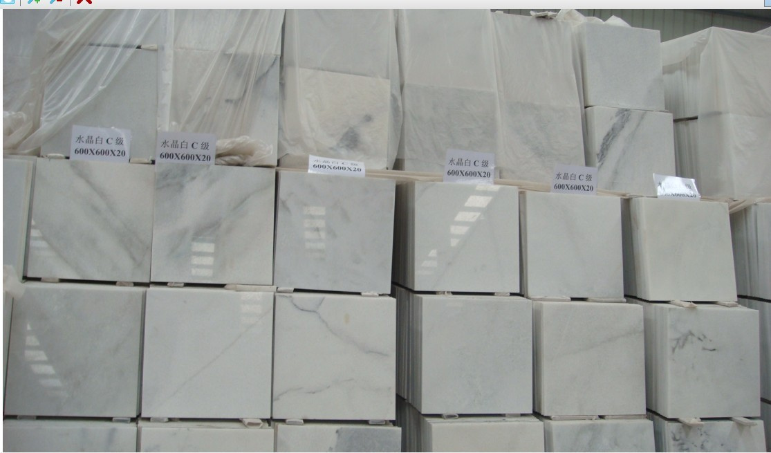Crystal White Marble