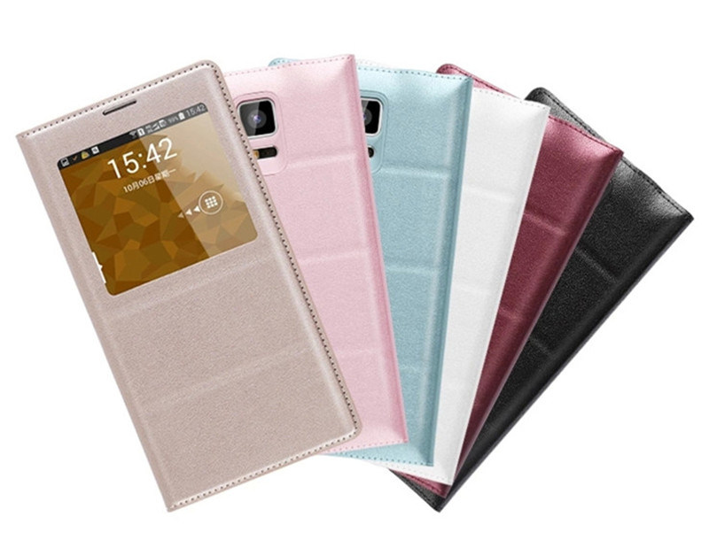 Auto Wakeup/Sleep S View Flip Case for Samsung Galaxy Note 4