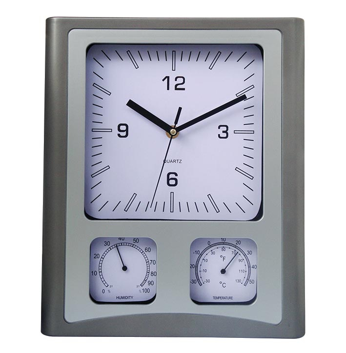 New Weather Station Wall Clocks with Temperture/Humidity (YZ-8981)