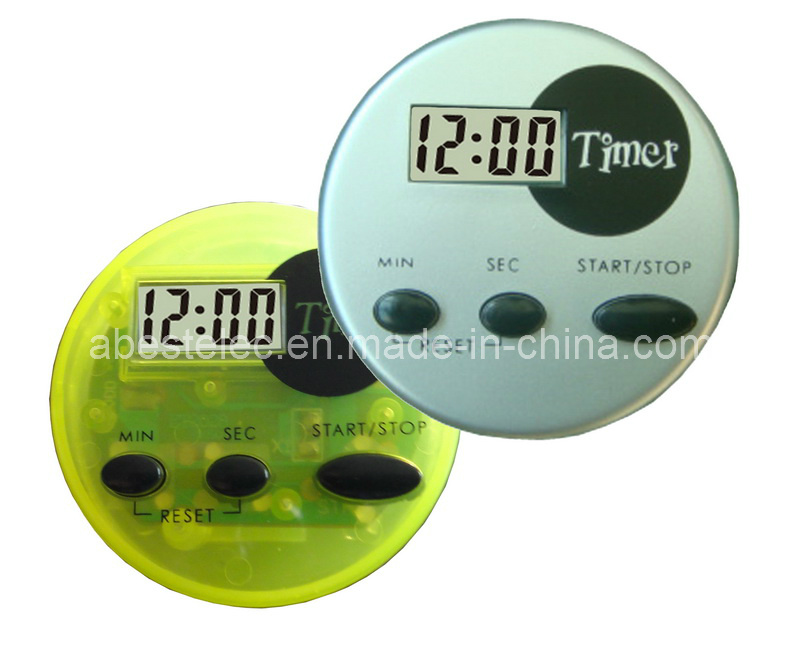 Mini Kitchen Timer Round Shape Countdown Timer