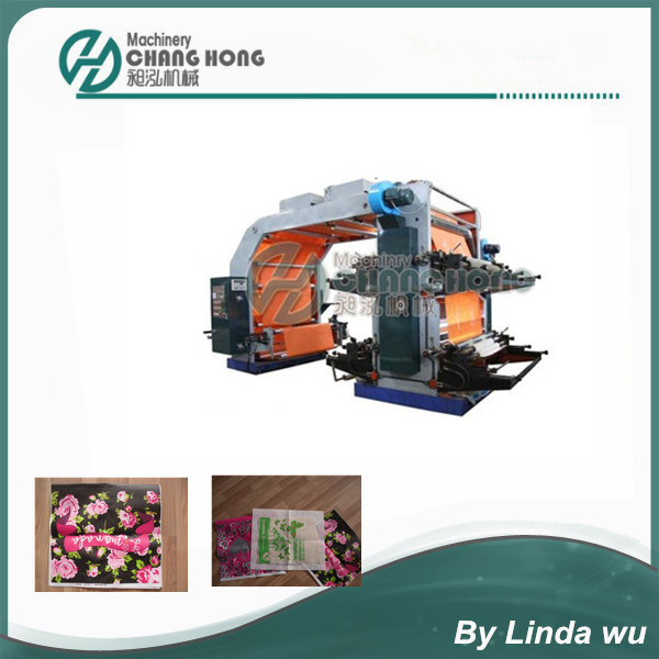 CE 4 Color Non Woven Flexo Printing Machine (CH884-1000N)