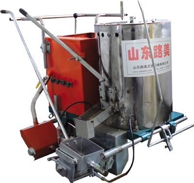 Hand Push Thermoplastic Road Marking Machine for Hot Melt Paint