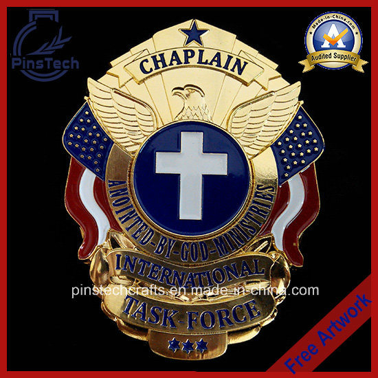 Enamel Chaplain Task Force Badge, 3D Officer Badge