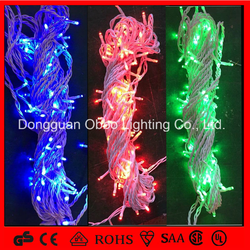 Outdoor Connectable 10m 22# Transparent PVC Wire LED Fairy String Lights