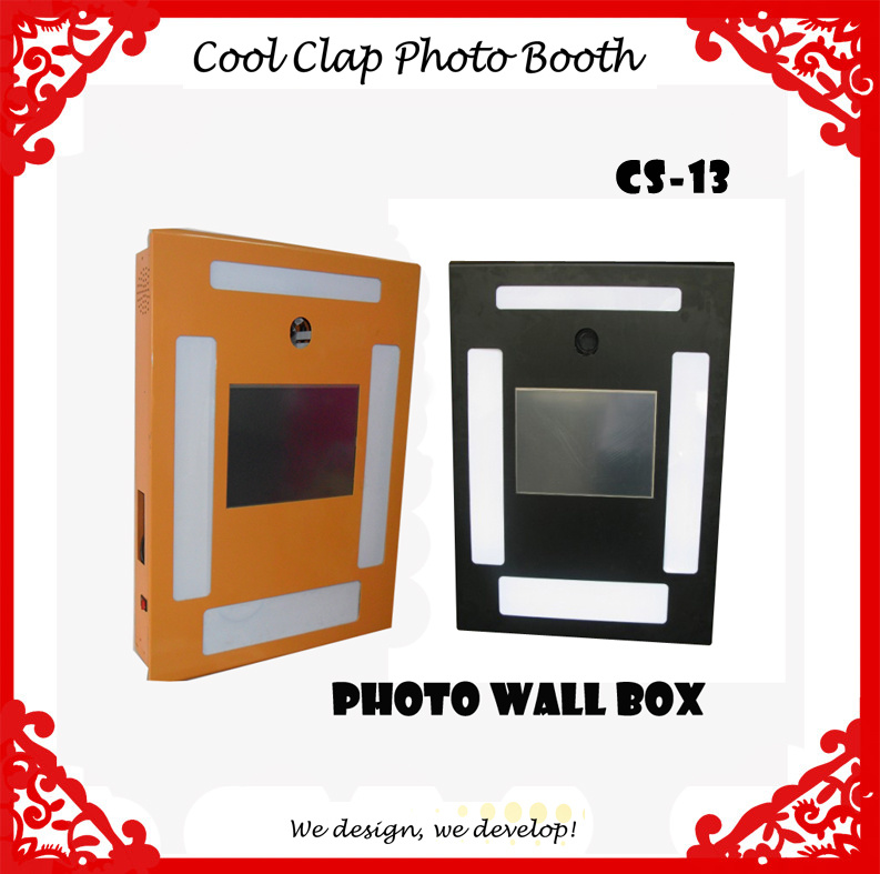 Easy Set-up Wall Mounted Photo Booth for Strips or Video