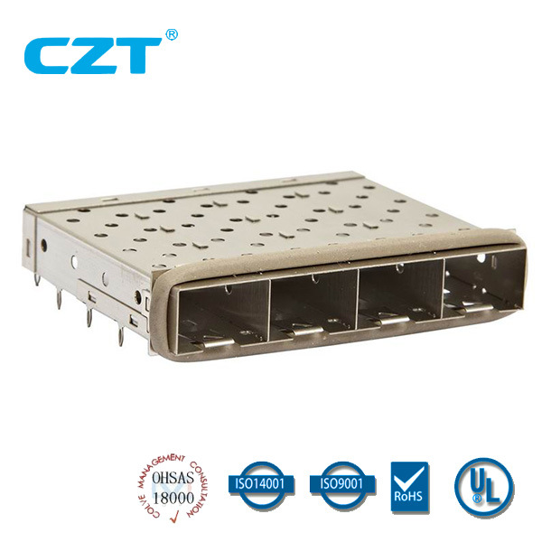 SFP Cage 1X4 Without Light Pipe