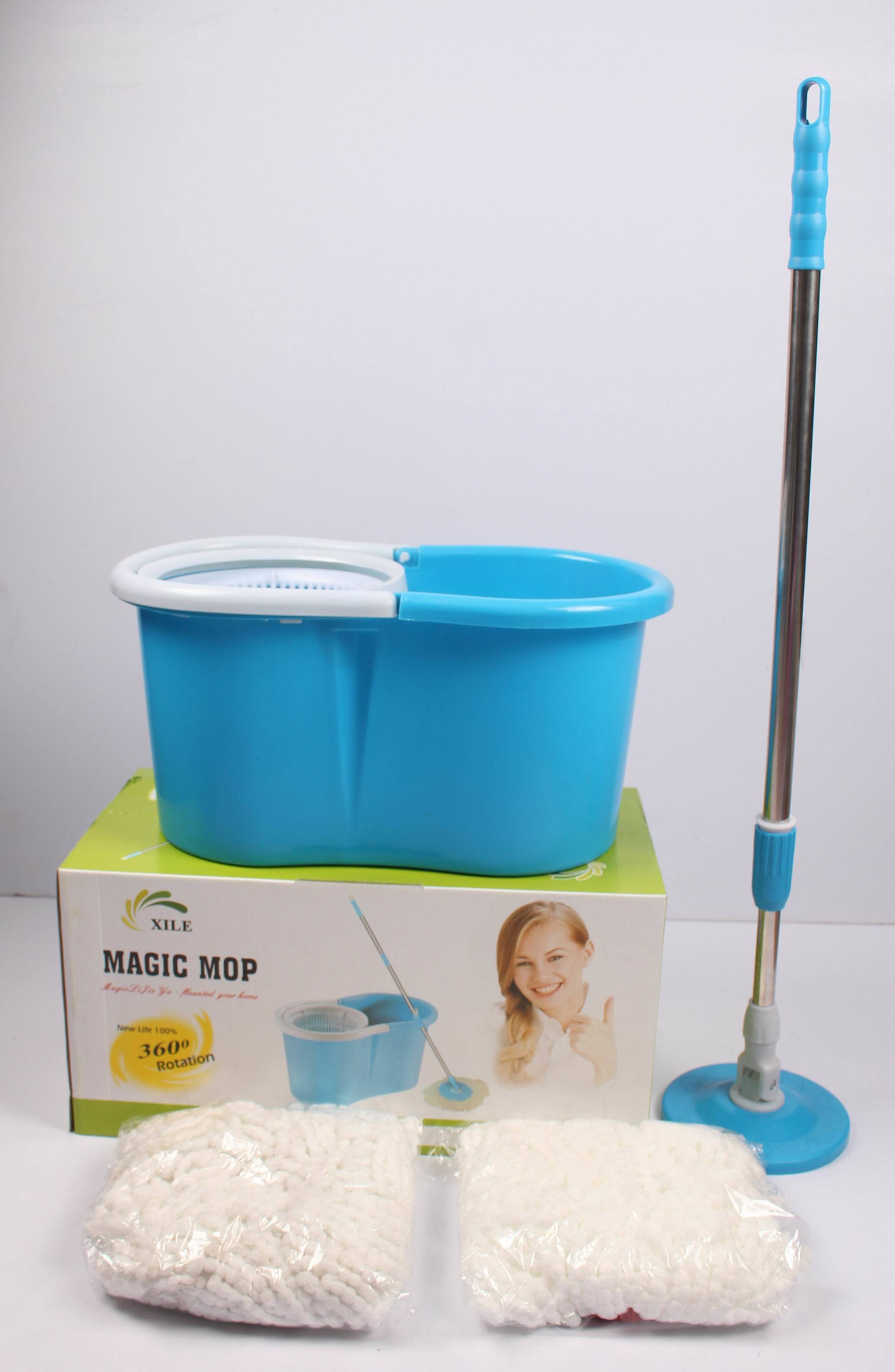 Magic Spin Floor Cleaning Mops with Blue Color