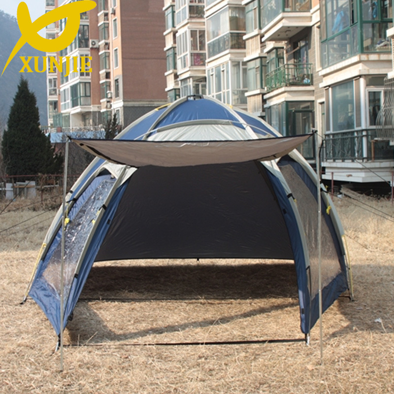 4 Person Dome Tent for Event with Awning