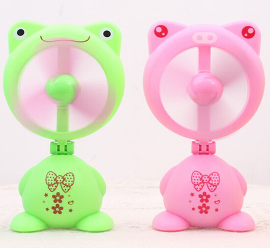 Promotional Gift for Rachargeable Mini Fan in Frog Shaped