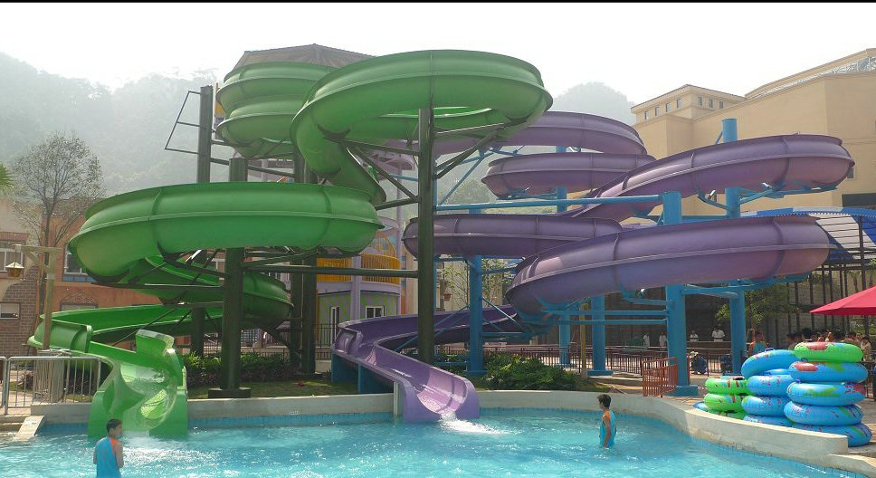 Spiral Pool Slide Combination (HZQ-03)