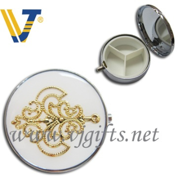 Round Rotating Fancy Pill Box of Weekly Medicine (CWPB0018)
