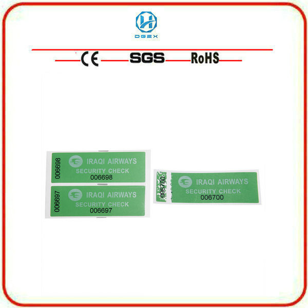 Security Seal/Security Label/Security Sticker/Adhesive Sticker Label