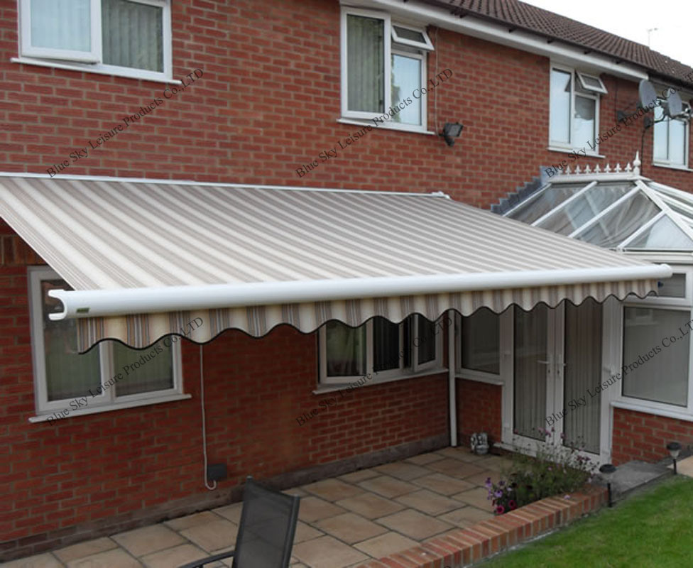 Mobile Aluminum Frame Polyester Fabric Cheap Awnings