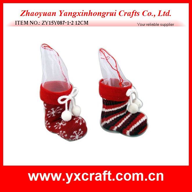 Christmas Decoration (ZY15Y087-1-2) Christmas Winter Knitting Boot
